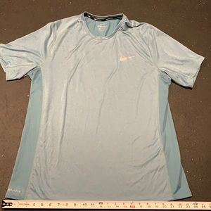 Nike Dri-Fit running shirt XL mesh Sky Blue color
